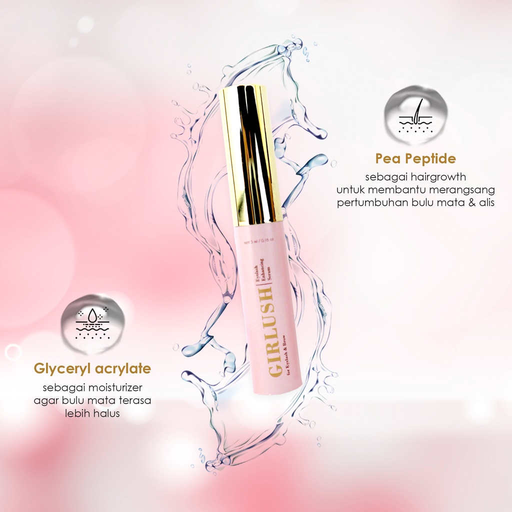 GIRLUSH Eyelash Enhancing Serum Serum Bulumata Serum Alis