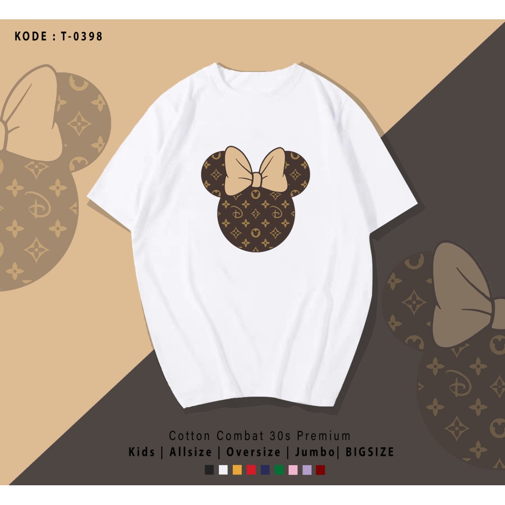 T-SHIRT MINNIE MEWAH / TERMURAH BAJU KAOS KATUN LENGAN PENDEK / TUMBLR TEE