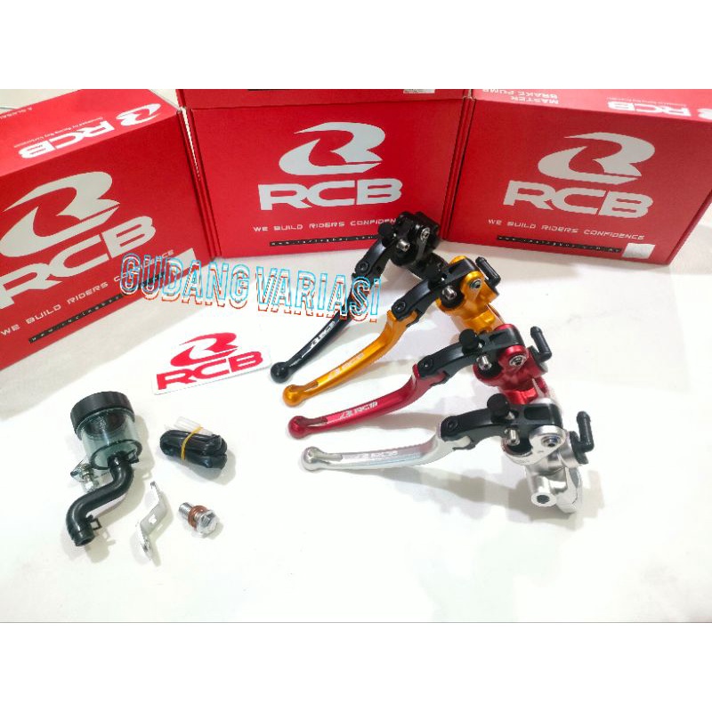 MASTER REM KANAN RCB RACING BOY S1 SERIES 14MM ORIGINAL UNIVERSAL