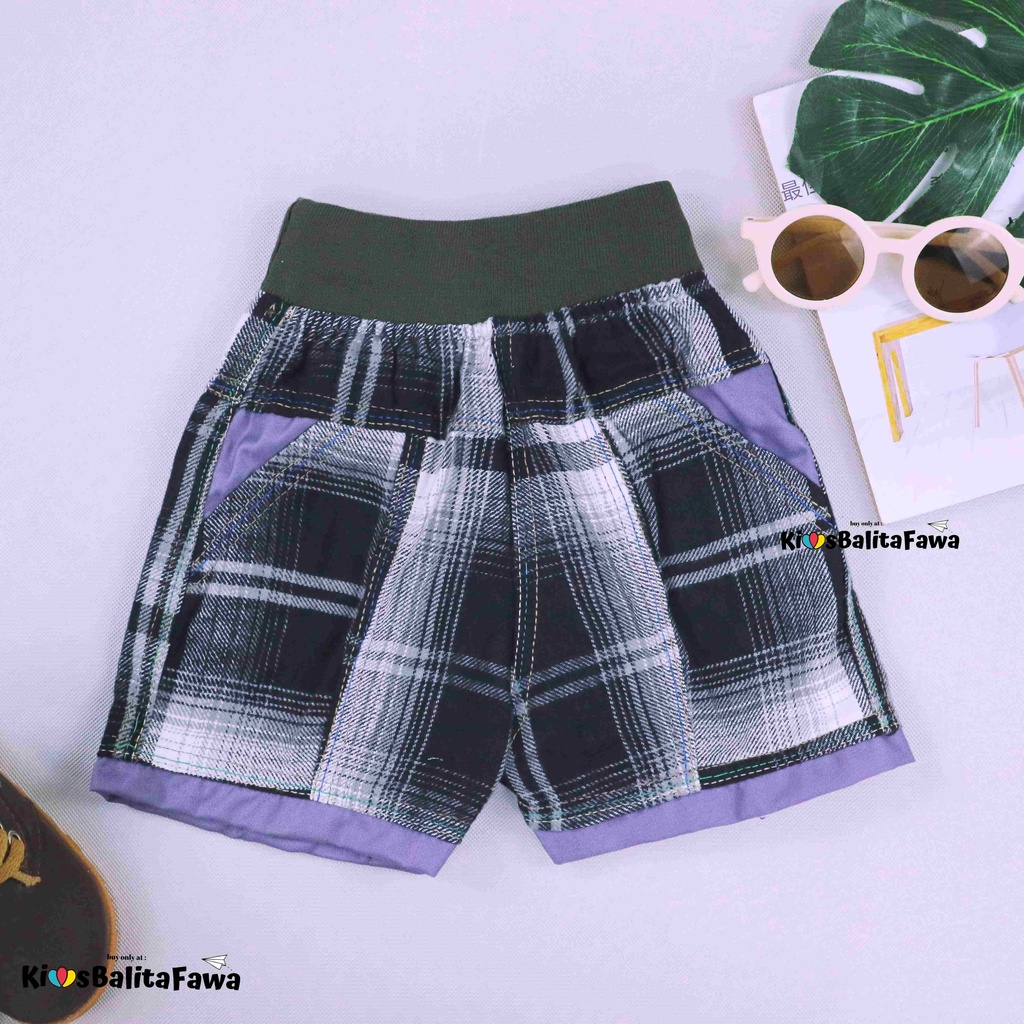 Celana Boxy uk 3-5 Tahun / Pants Anak Laki Cowok Pendek Polos Murah Boxer Harian Kantong Tebal Adem