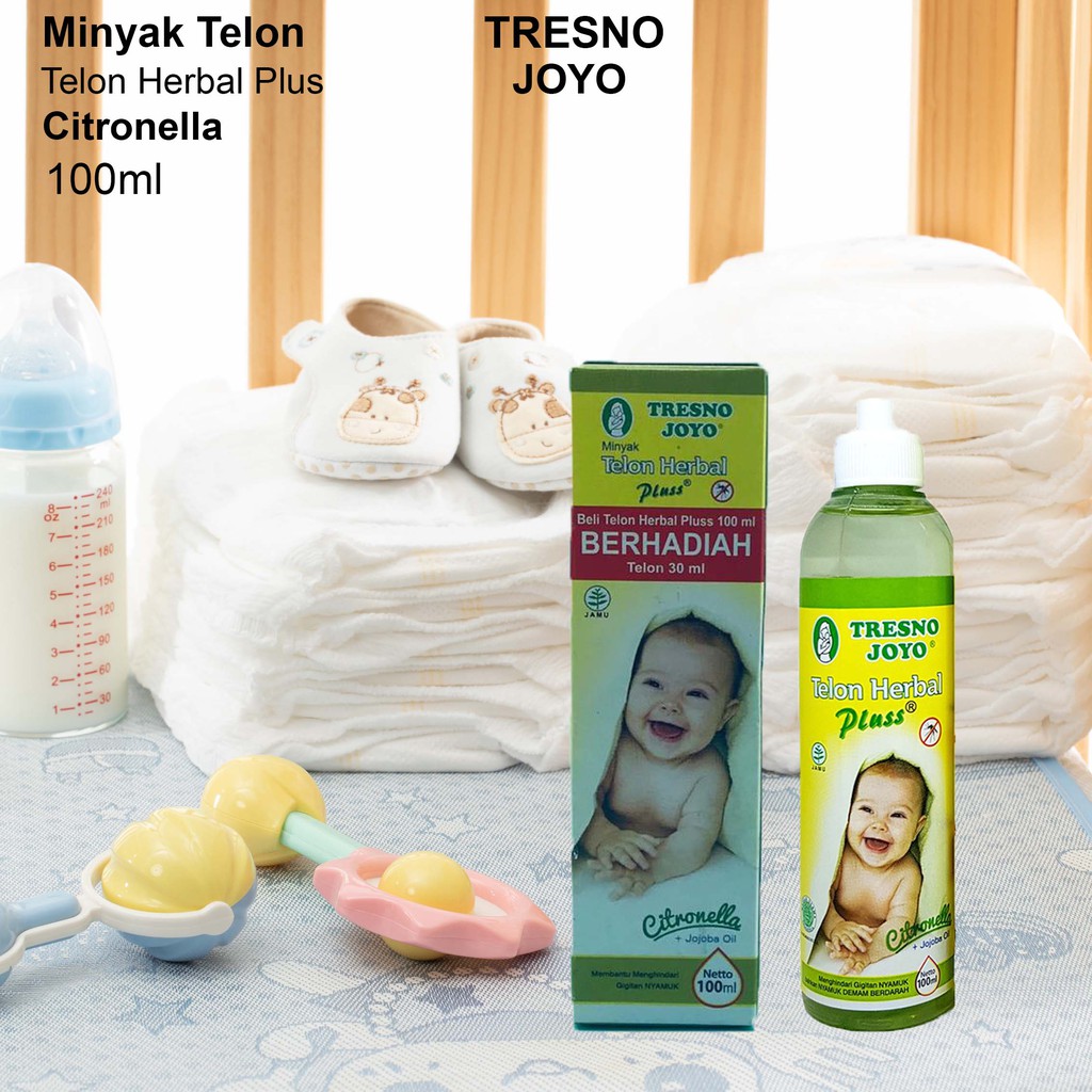 Tresno Joyo / Minyak Telon Herbal Plus / Citronella / 100ml