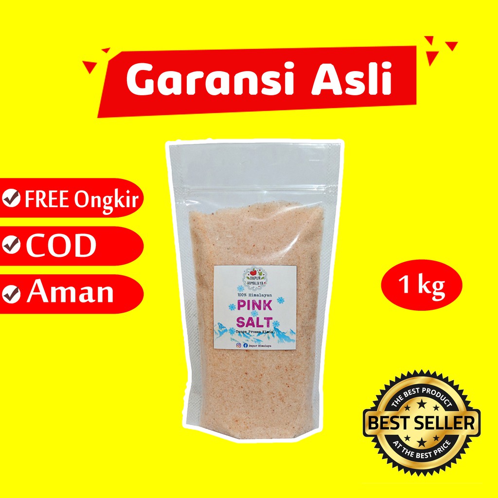 

GARAM HIMALAYA 1KG ASLI GAREM GUNUNG HIMALAYAN PINK SALT 1 KG ORGANIC HIMSALT ORGANIK ORI ORIGINAL PAKET JSR DETOX DETOKS BUMBU DAPUR PENYEDAP RASA PREMIUM SEHAT INGGRIS BUKIT NATURAL SUPER FOOD HERBAL FINE HALUS KASAR MURAH 250 500 100 GR CHIA SEED CIA