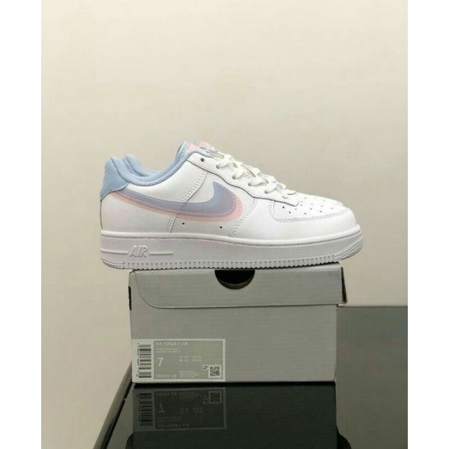 Nike Air Force 1 Pink and Blue