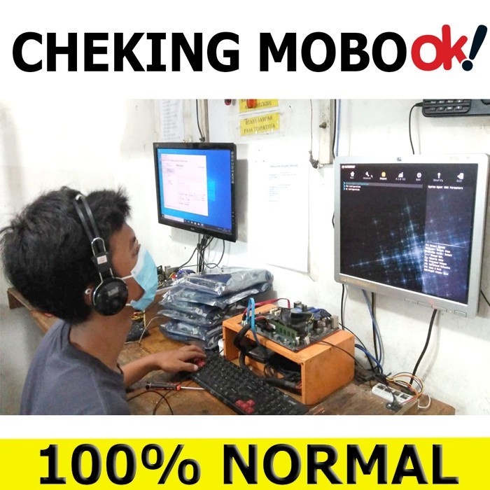 Mainboard Mobo Paket lengkap rakitan tanpa casing 1150 H81 i3Haswell