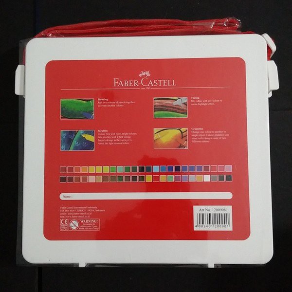 

Krayon faber-castell set 60 warna
