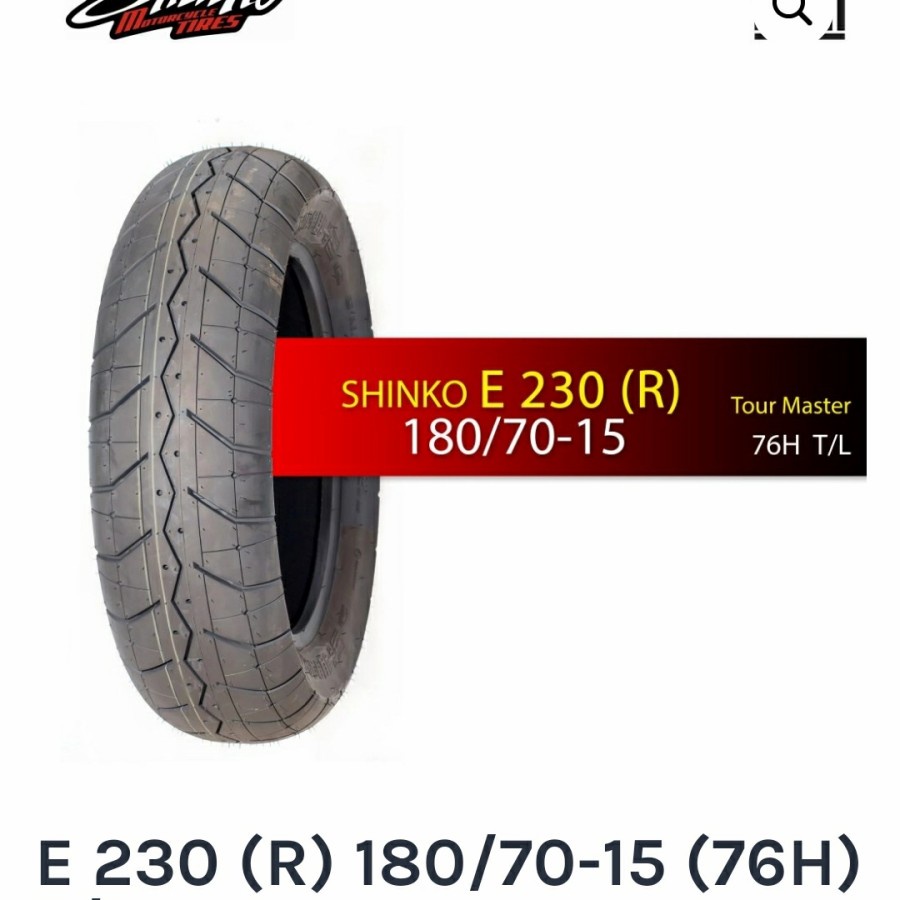 SHINKO SALE PAKET BAN SEPASANG E230 120/90/17 & 180/70/15 NEW 2021