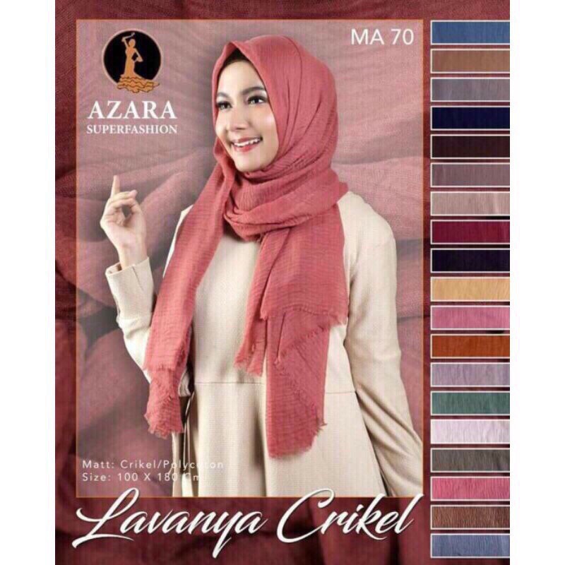 Pashmina Crinkle pasmina kusut rawis Shawl Cotton Crush +- 180x80cm