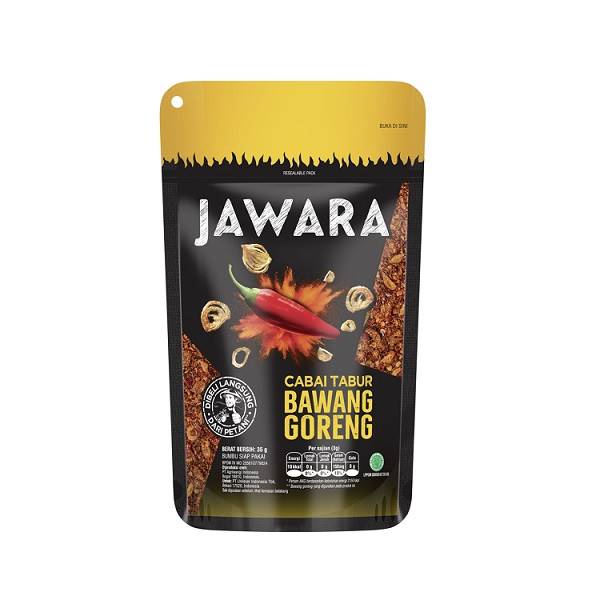

JAWARA CABAI TABUR BAWANG GORENG POUCH 30 GR