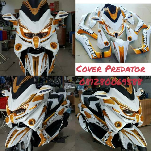 PAKERT FULL BODY fullbody Predator nmax putih CUSTOM