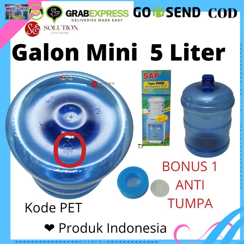 SAP Galon Air Dispenser 5 liter Galon Mini SAP