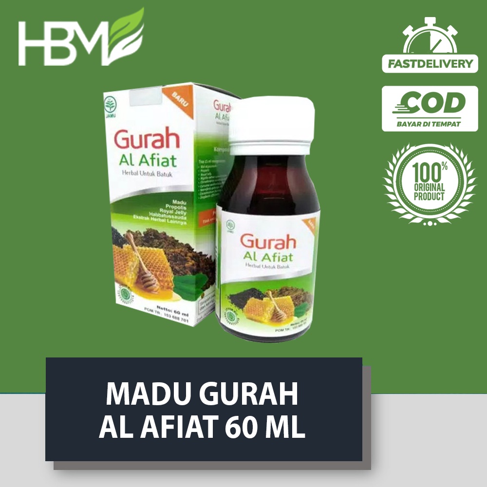 

MADU GURAH AL AFIAT 60 ML MADU BATUK