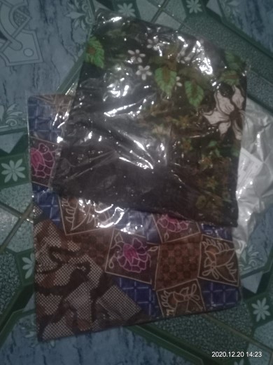 022 Zahira Batik Hrb026 Kenongo Hem Kemeja Batik Pria Lengan Pendek  Katun Primis Halus M L Xl