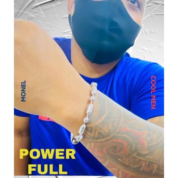 gelang cowok monel anti luntur anti karat