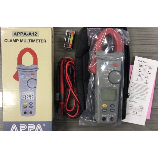 Appa A12 Digital Clamp clam Meter Tang Ampere amper A 12 asli original ori