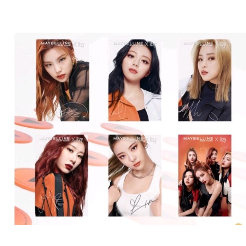 maybelline itzy photocard