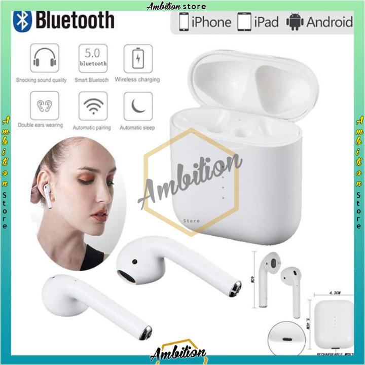 NEW!!! Handset Bluetooth i7S Earphone Bluetooth i7S Wireless Wireless Hansfree Hansfree [bisa COD]