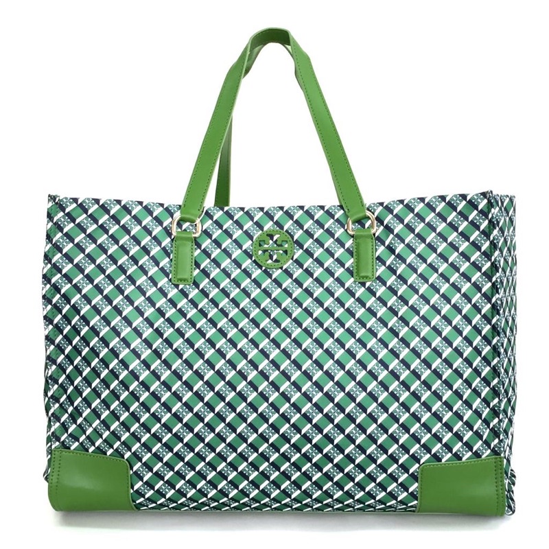 Tory Burch Ella Nylon Large Mixed Print Tote