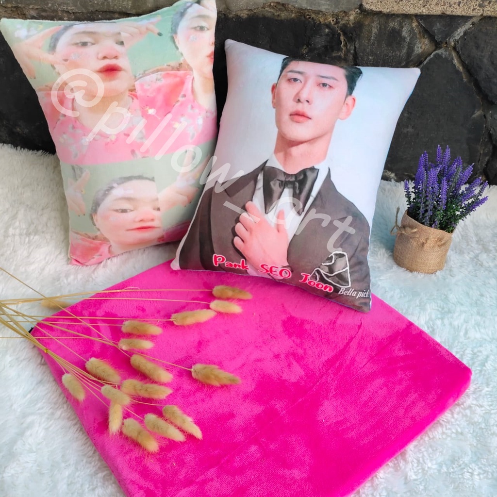 Pillowart - Bantal Custom Foto Fullprint 30x40 cm / Hadiah - ART009