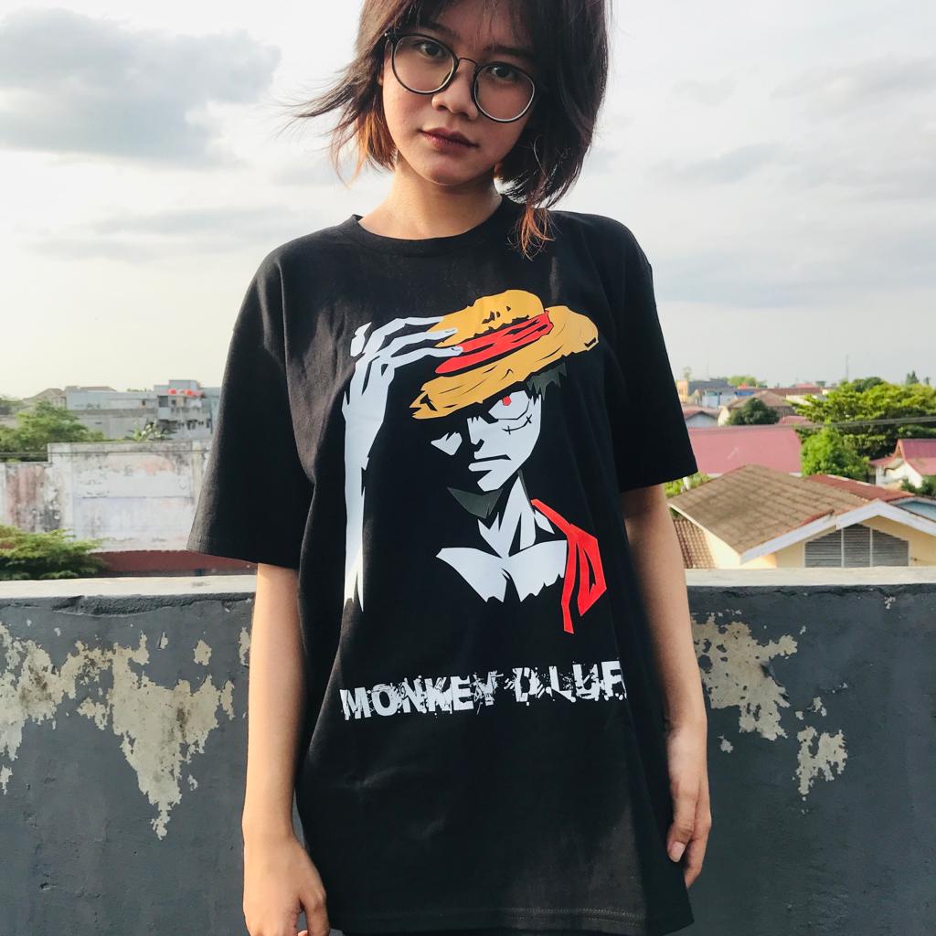 Tshirt Monkey D Luffy Captain Anime Manga One Piece Premium Unisex