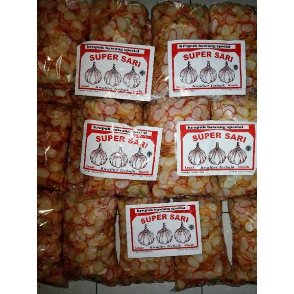 

Kerupuk bawang mentah 1 kg