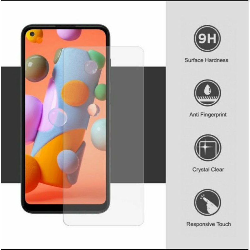 Samsung A11 M11 tempered glass anti gores kaca bening