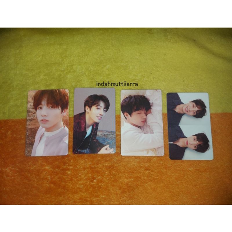 PHOTOCARD JUNGKOOK BTS PC LOVE YOURSELF JAPAN LIGHTS FAKE LOVE HEA OFFICIAL