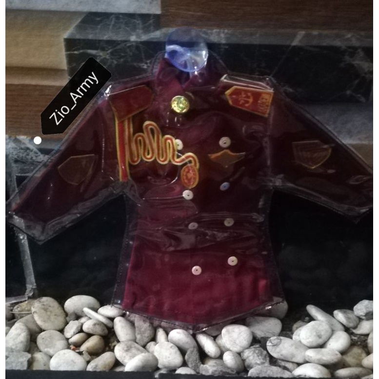 Gantungan kaca Mobil Taruna AKMIL Merah