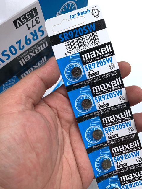 Batrai batre jam tangan original maxell 371 SR920SW