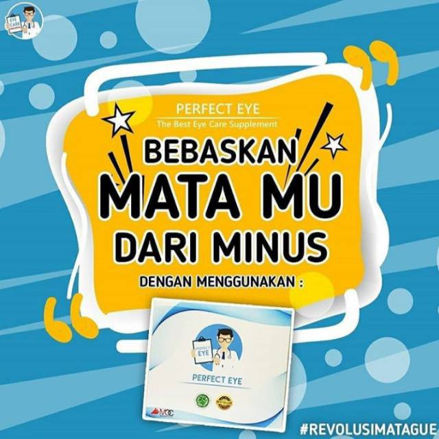 OBAT MATA MINUS PERFECT EYE SUPLEMEN MATA MINUS OBAT MATA