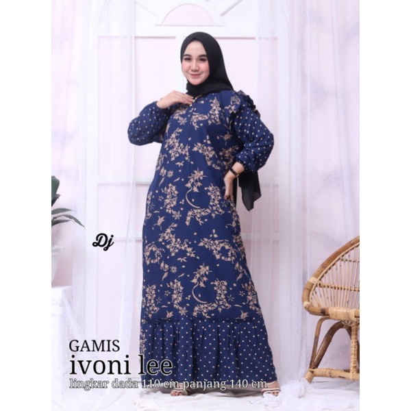 gamis batik ivoni lee murah kwalitas oke