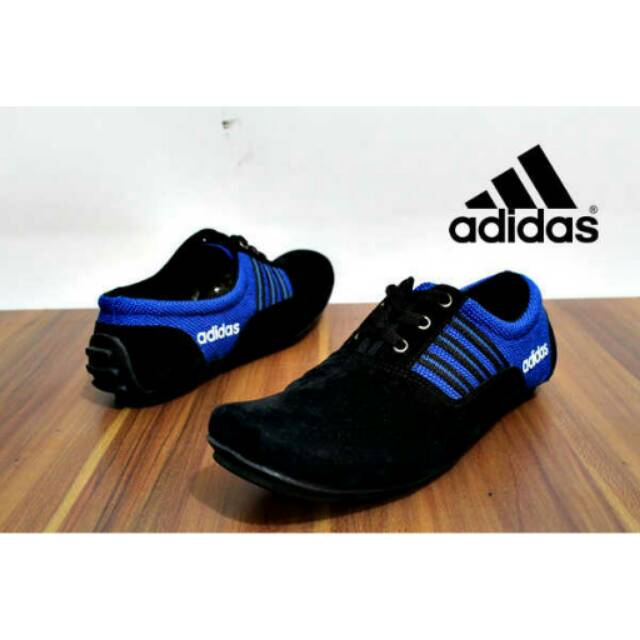 Sepatu Santai.Adidas.Slop.Slip on.Casual.Pria.Kulit.Suede