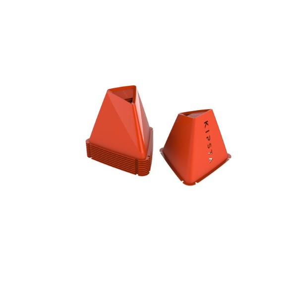 Decathlon Kipsta Cones Essential 6 Cones 15Cm Orange - 8496475