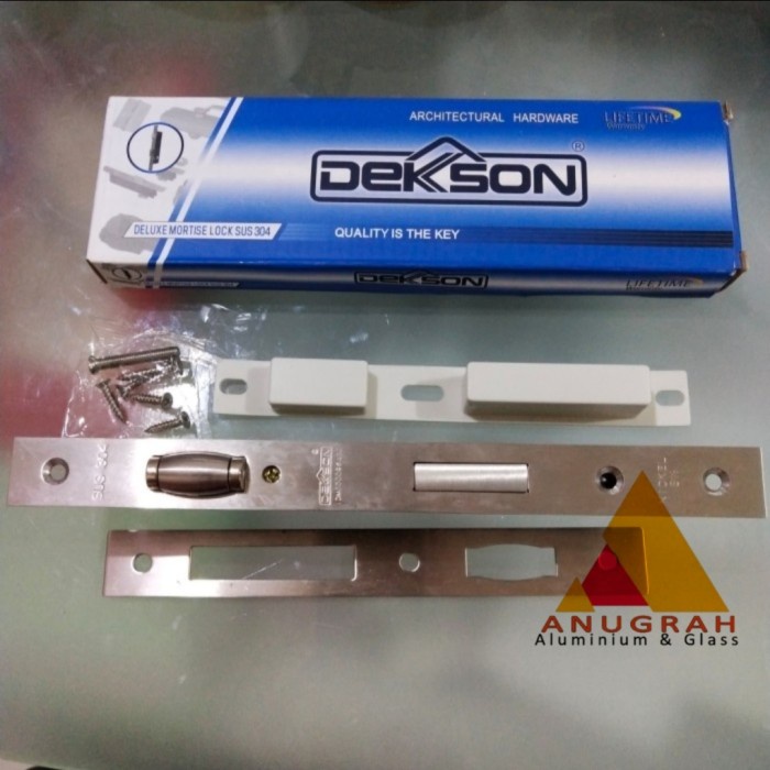 Mortise Lock Dekkson MTS RL DL 84030 Bodi Pelor Pintu Aluminium Double