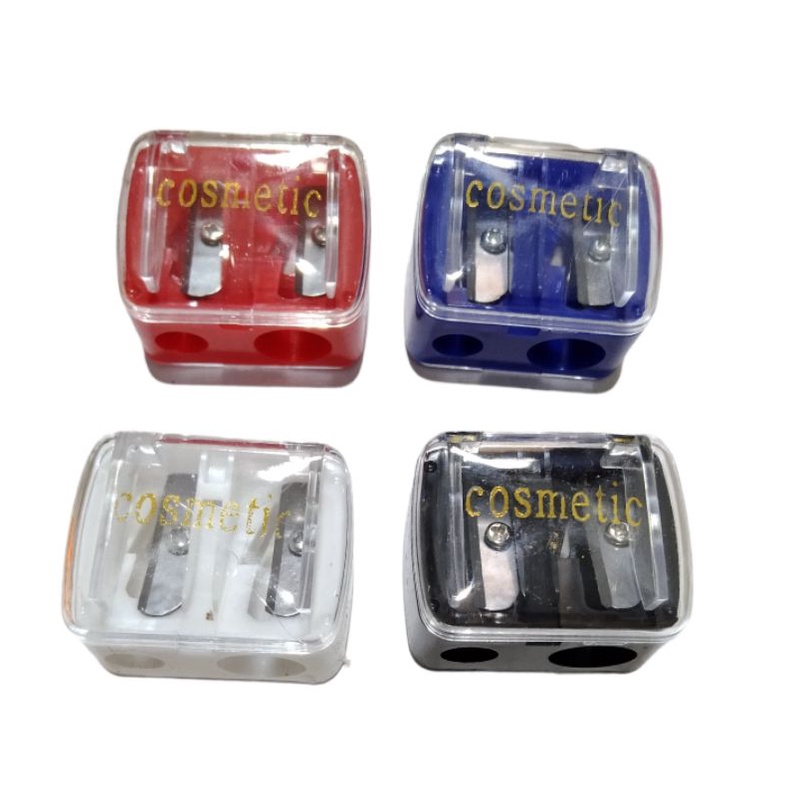 

serutan pensil/rautan kosmetik kontak 2in1