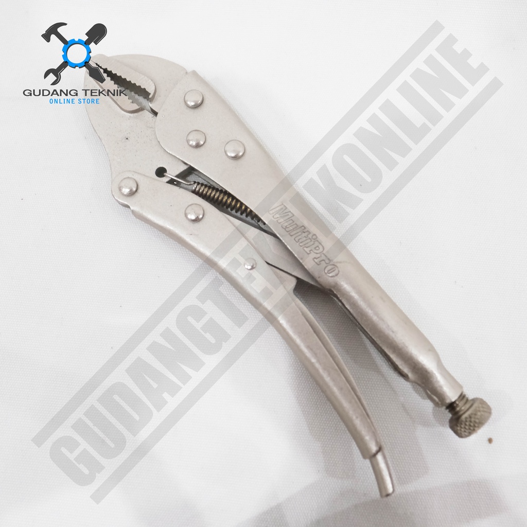 Tang Buaya 10&quot; MULTIPRO Lurus Bengkok / Locking Plier Straight Jaw  - Tang Jepit Buaya MULTIPRO