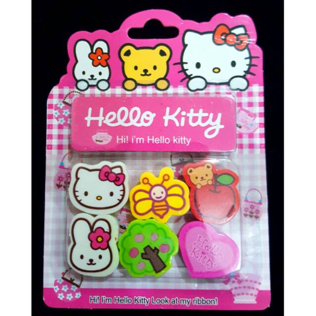 

Penghapus set hello kitty