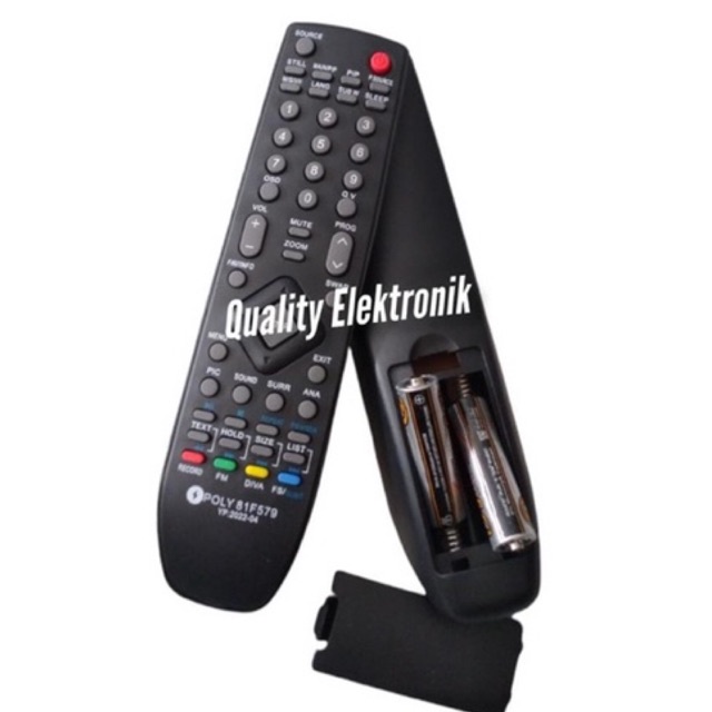 REMOTE TV POLYTRON LED LCD AKKOSTAR 81F579 CHUNSIN L-1001+1 LANGSUNG PAKAI TANPA SETTING