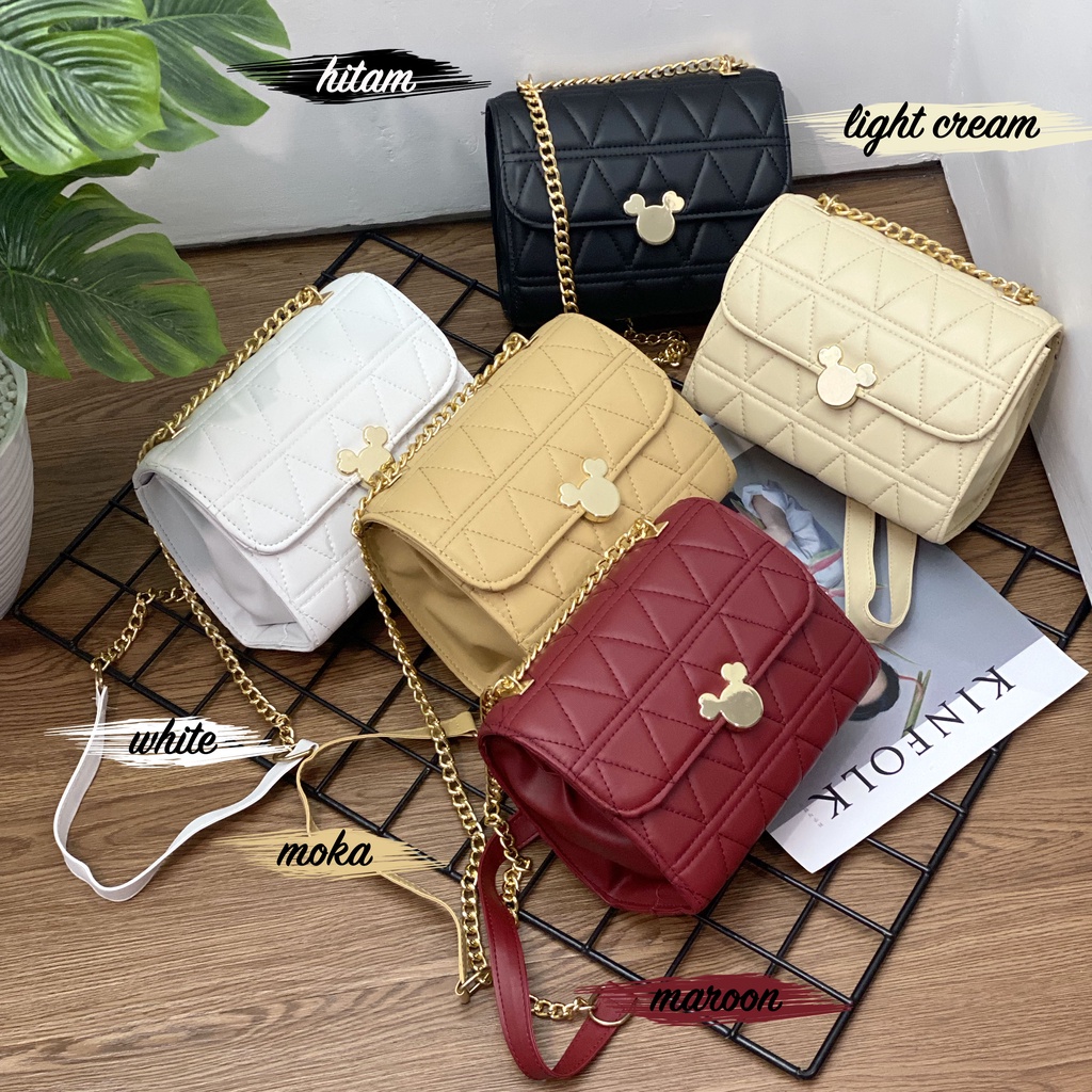 Slingbag Verina Embos - Tas Selempang Wanita