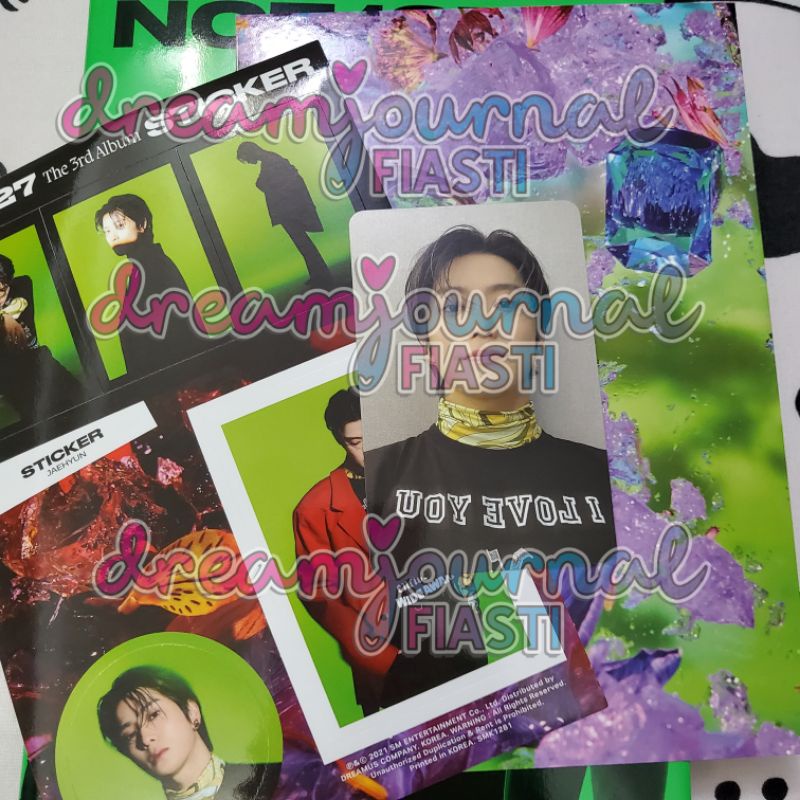 jaehyun sticky full set album / taeyong sticky full set album