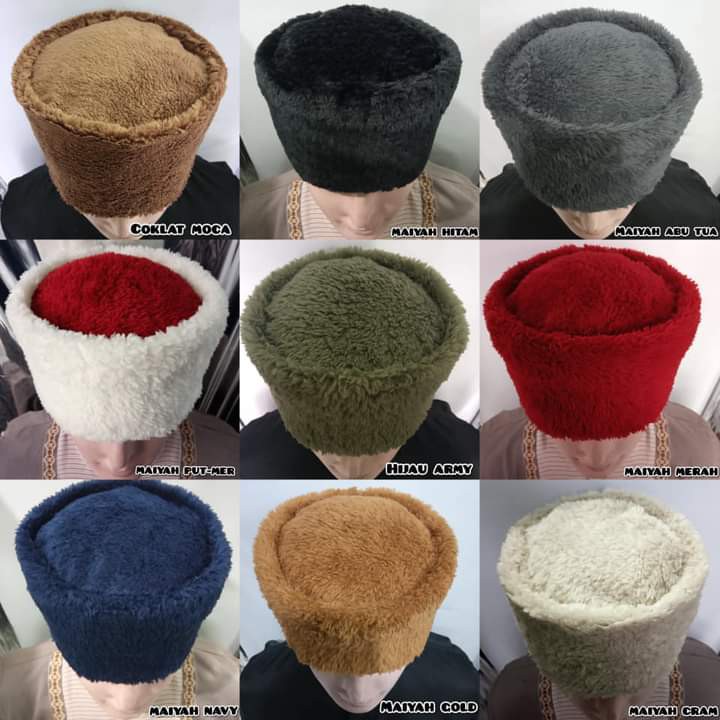 Peci Cak Nun / Peci Bulu Maiyah Cak Nun / Peci Maiyah Bulu