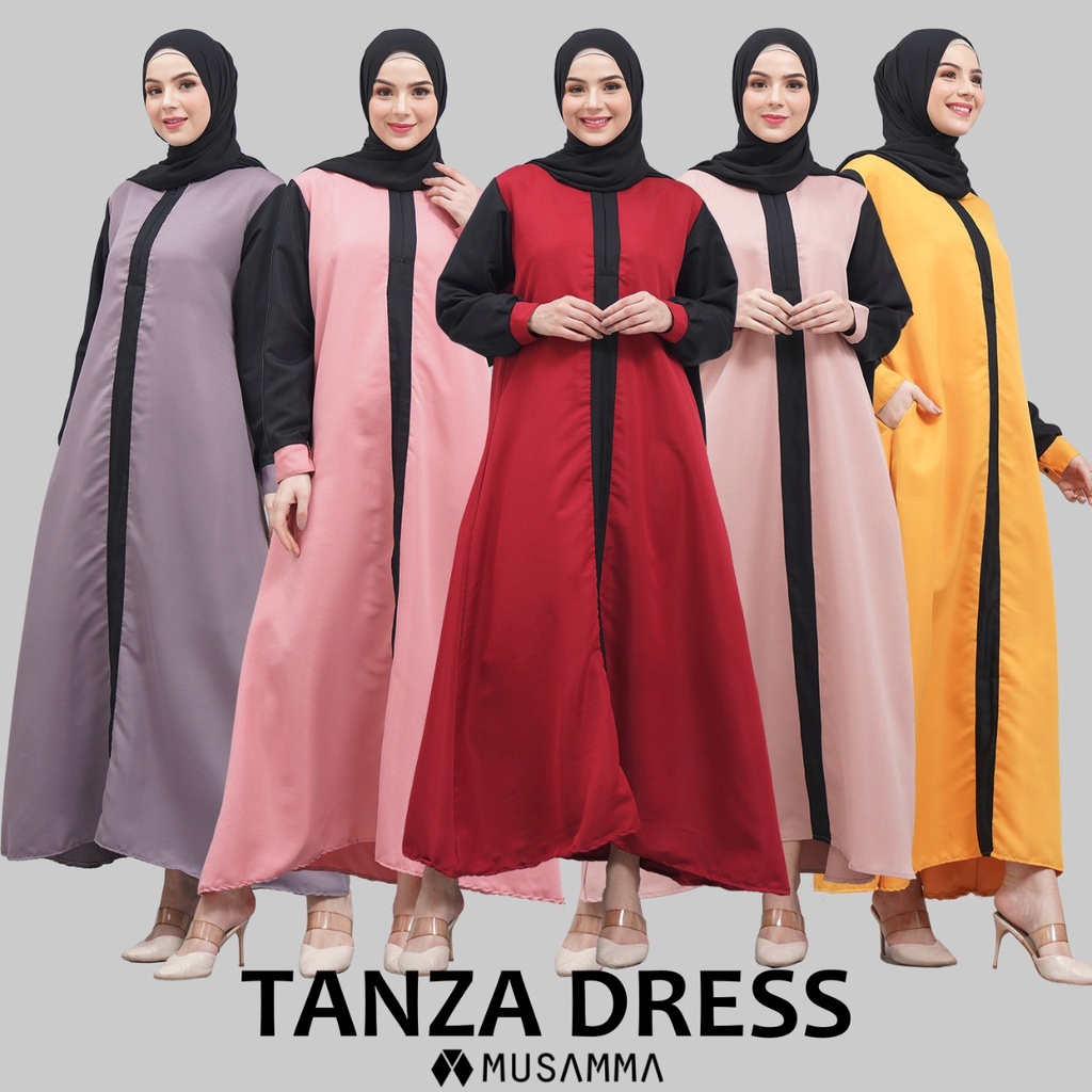 TANZA DRESS BY MUSAMMA - GAMIS BALOTELLI - GAMIS TERBARU - GAMIS REALPICTURE