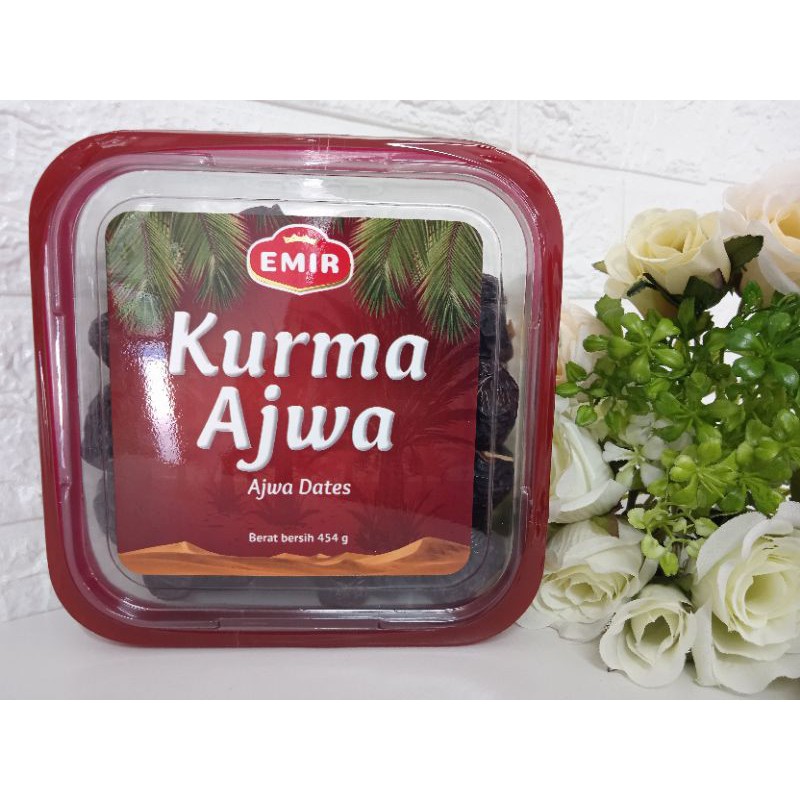 

Kurma Ajwa premium emir 454gr