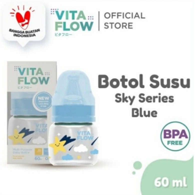 VITA FLOW Botol Susu Multi Fungsi 60ml Botol ASI