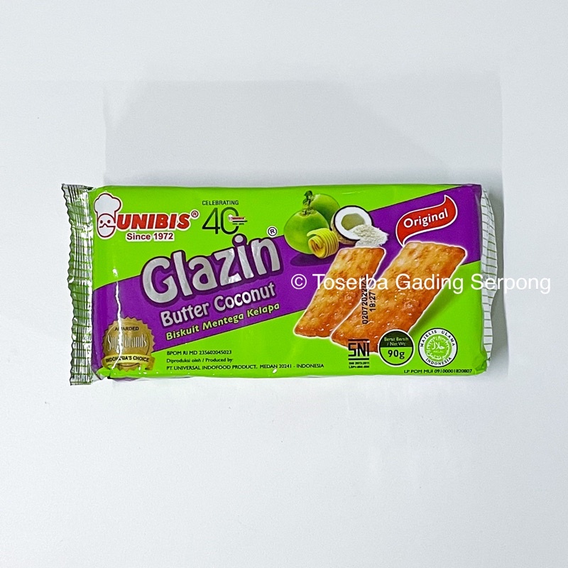 Unibis Biskuit Glazin Butter Coconut 90gr