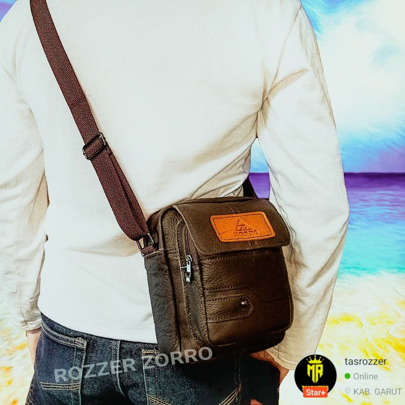 Tas kulit asli pria size kecil by Zorro