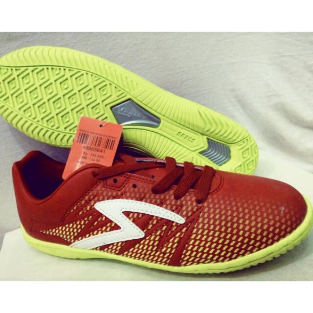 Sepatu Futsal SPECS APACHE IN DARK RED ORIGINAL