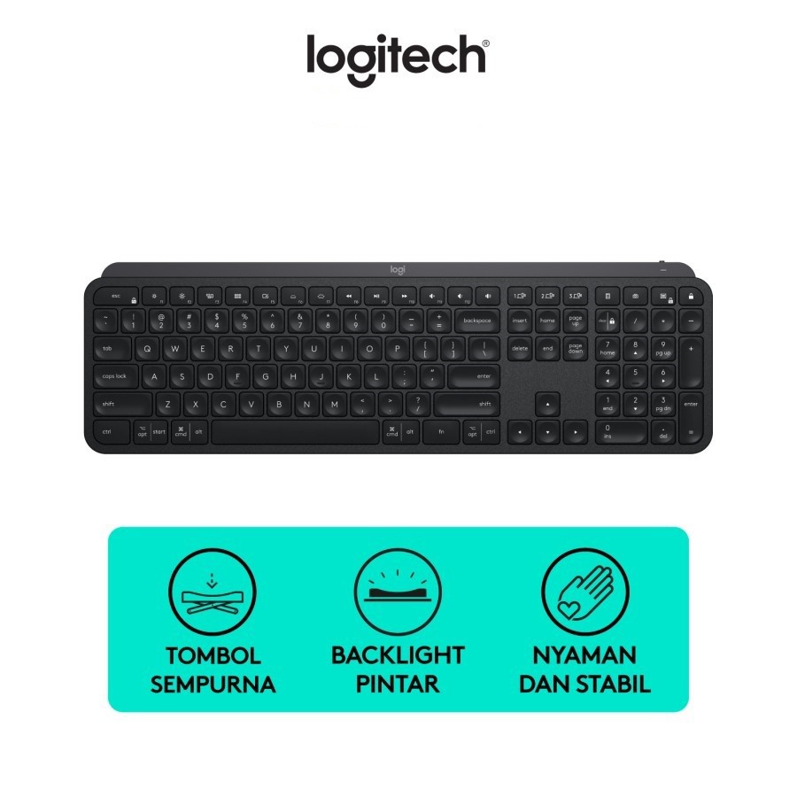 Logitech MX Keys Advanced Wireless illuminated Keyboard