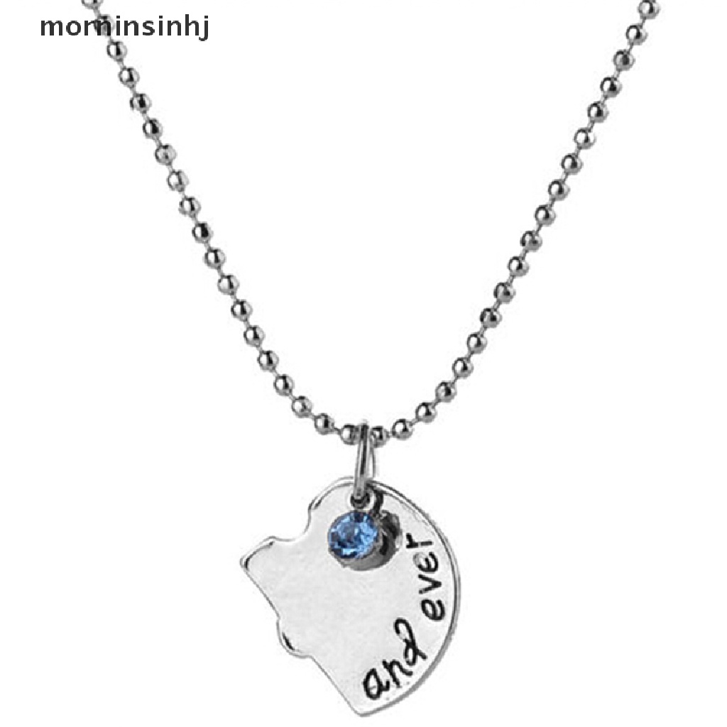 Mor Kalung Persahabatan Liontin Desain Kombinasi Hatitulisan Best Friends Forever Ever Untuk Wanita