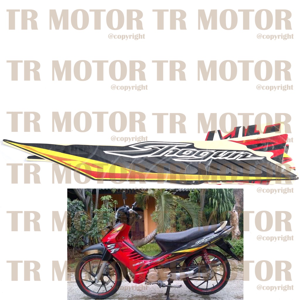 Stiker Motor Shogun 125 SP 2006 2007 Sticker Striping Lis Full Set Motor