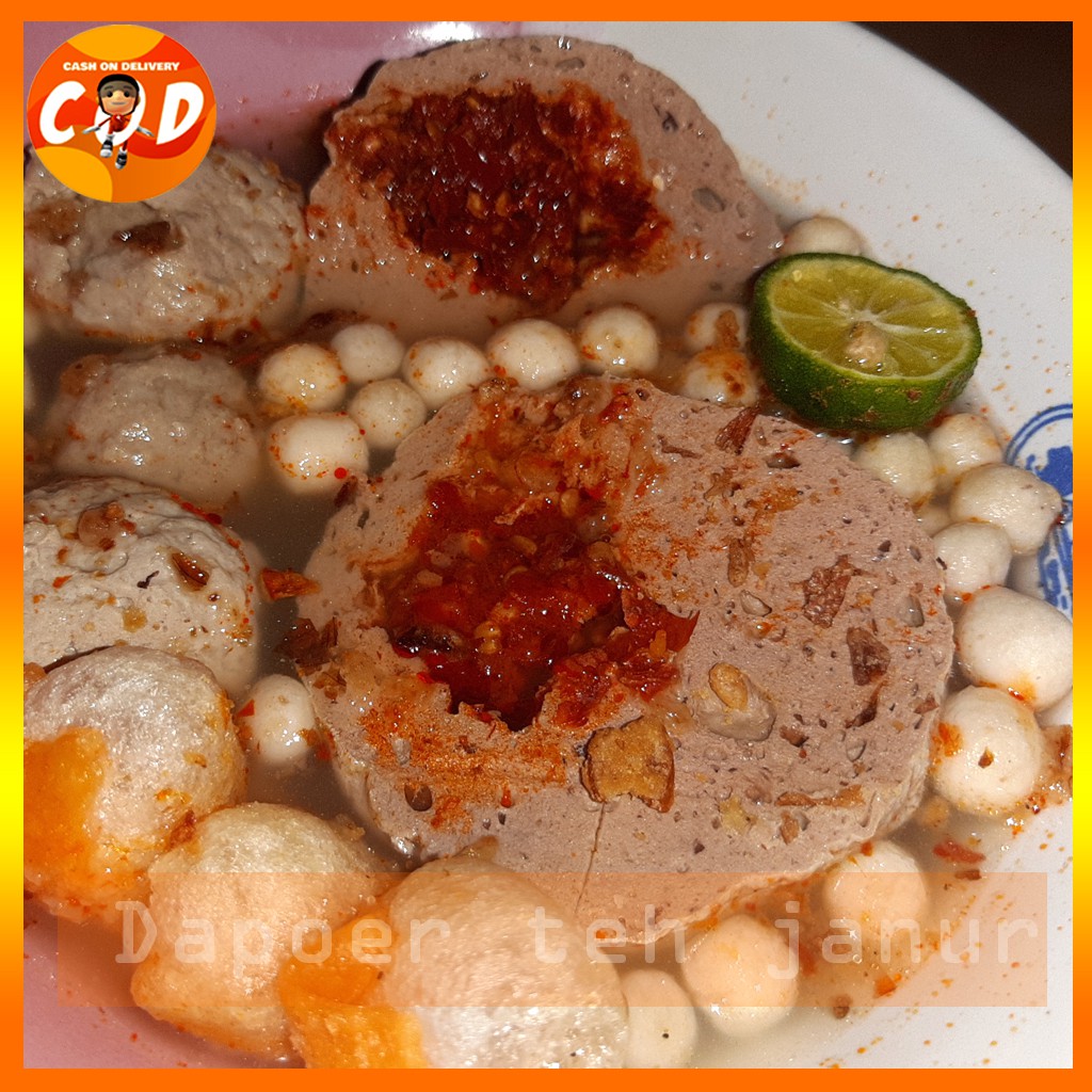 

BAKSO IKAN/BASO IKAN MERECON SUPER PEDAS ISI CABE